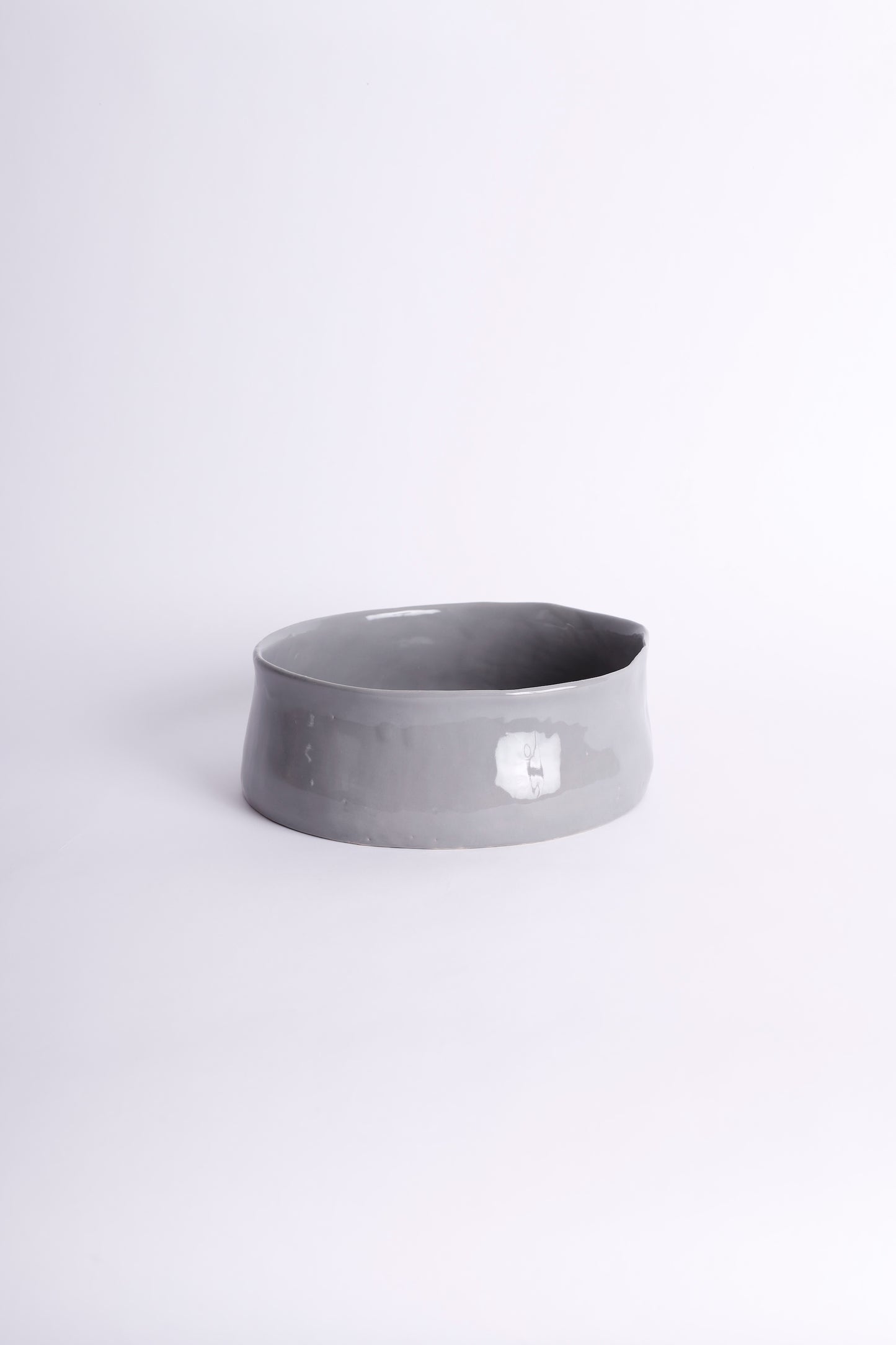 Grey Set of Platters with Rails