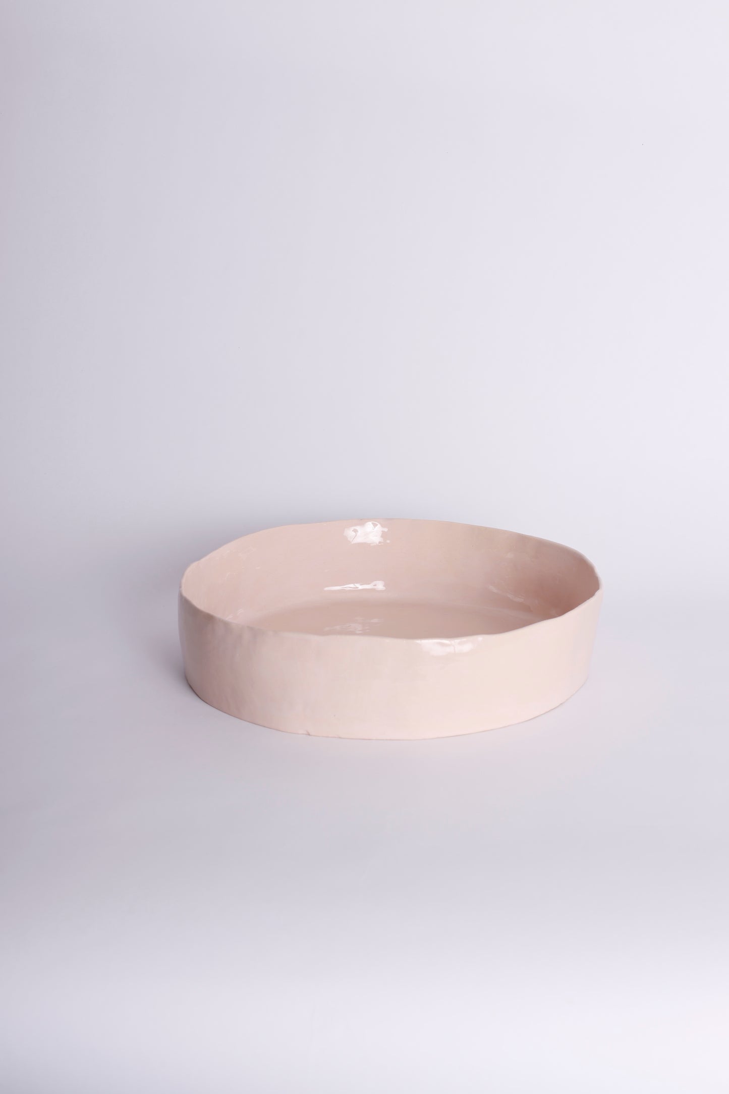 Pink Low Edge Set of Platters