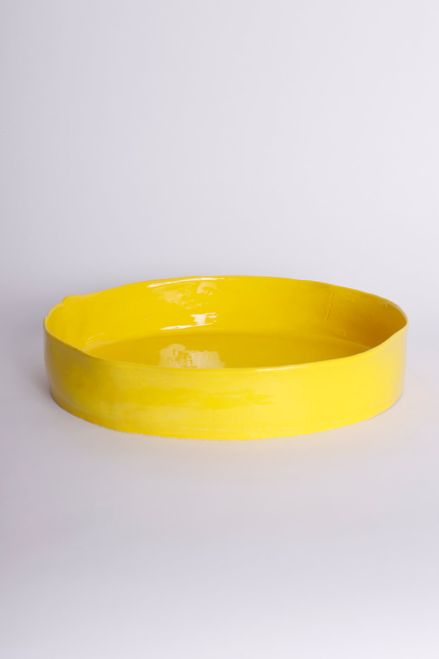 Yellow Low Edge Set of Platters