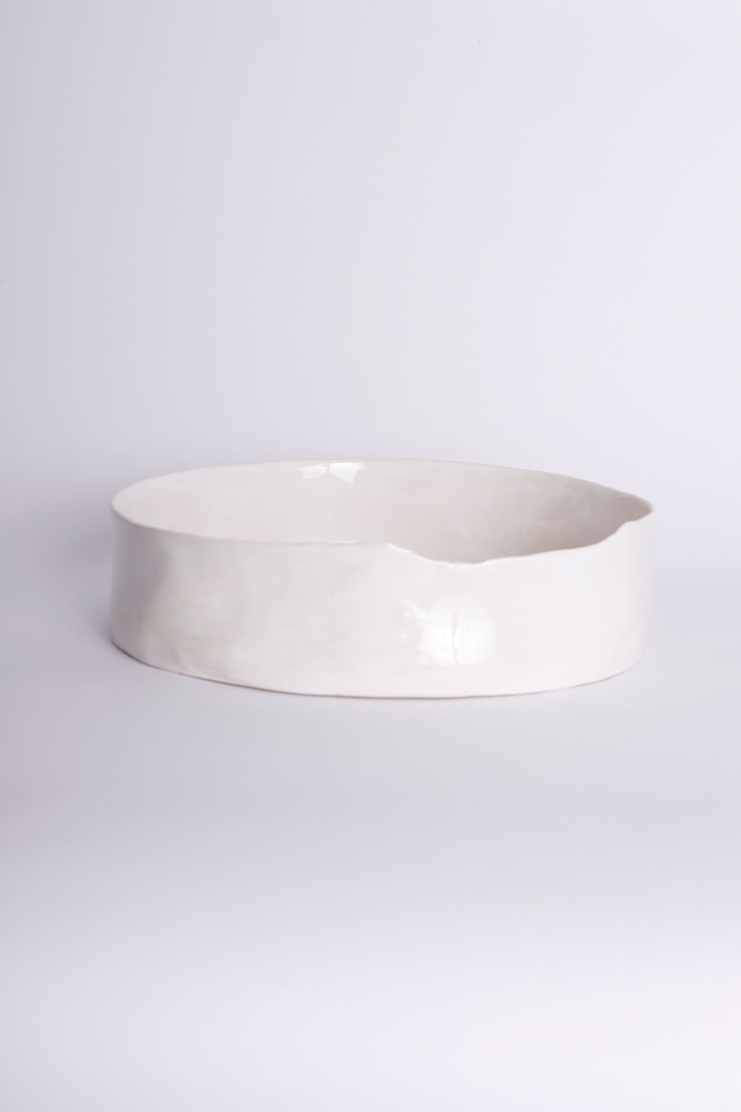 White Low Edge Set of Platters