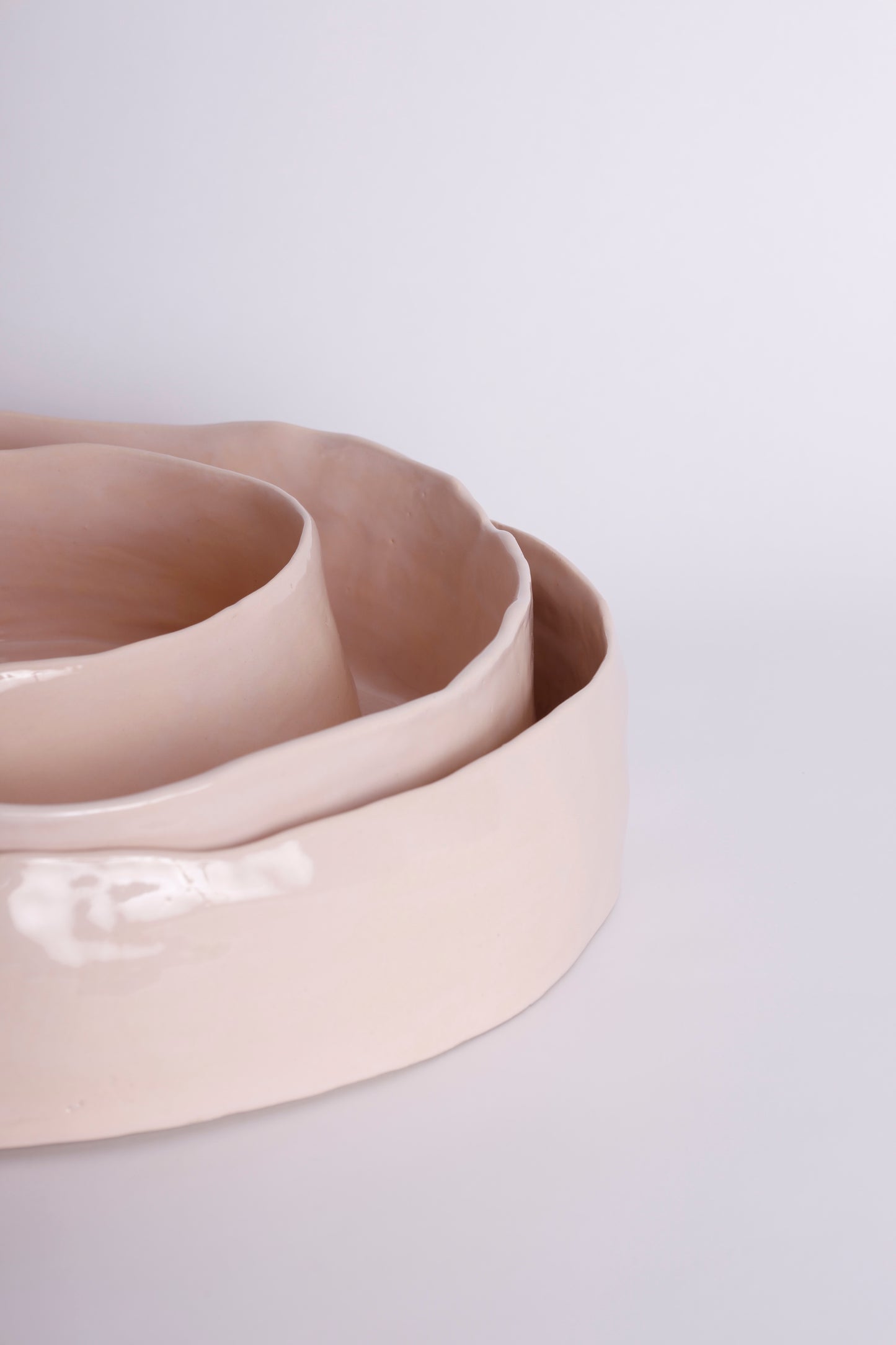 Light Pink Set of Platters