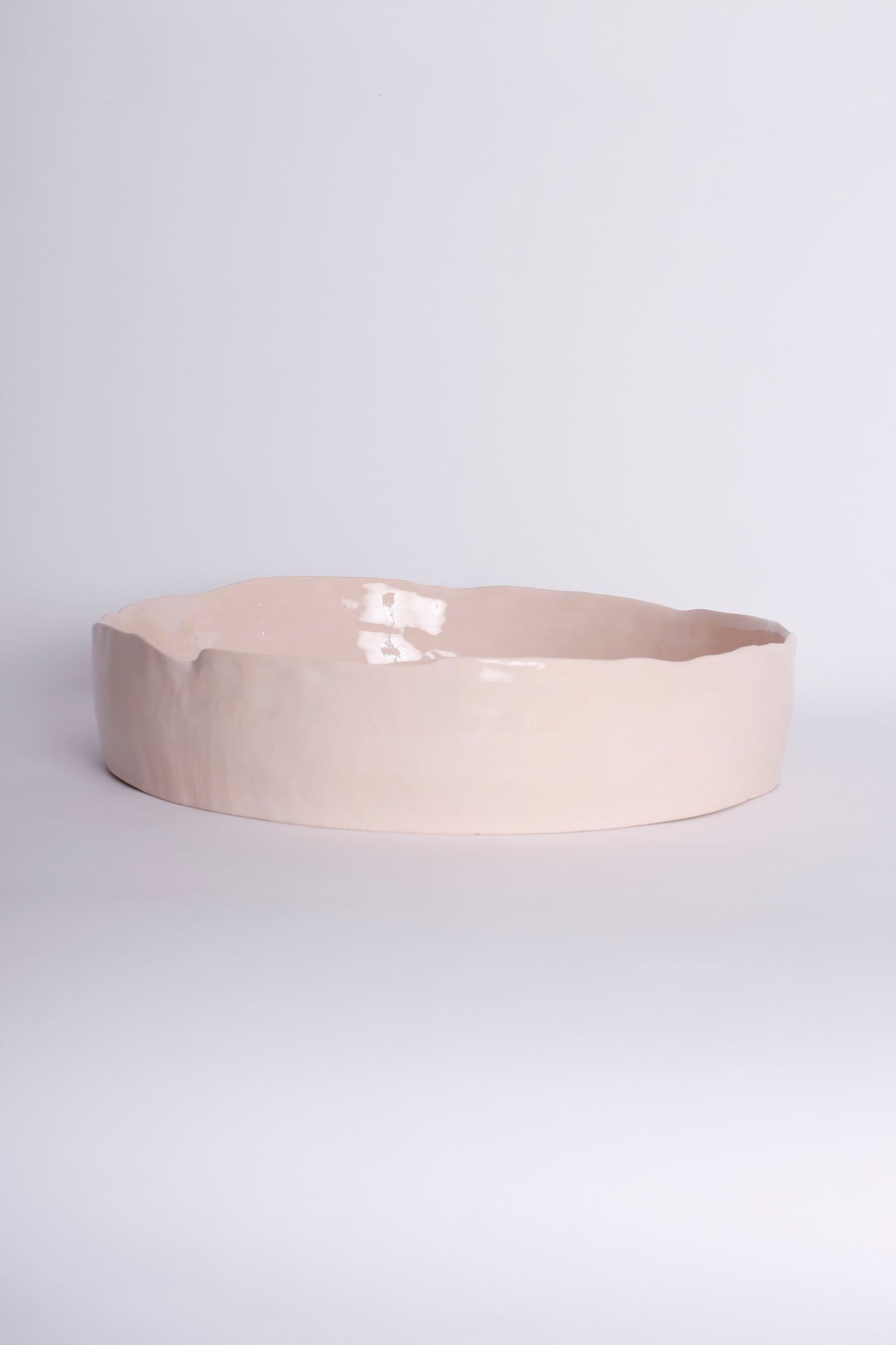 Pink Set of Platters with Rails