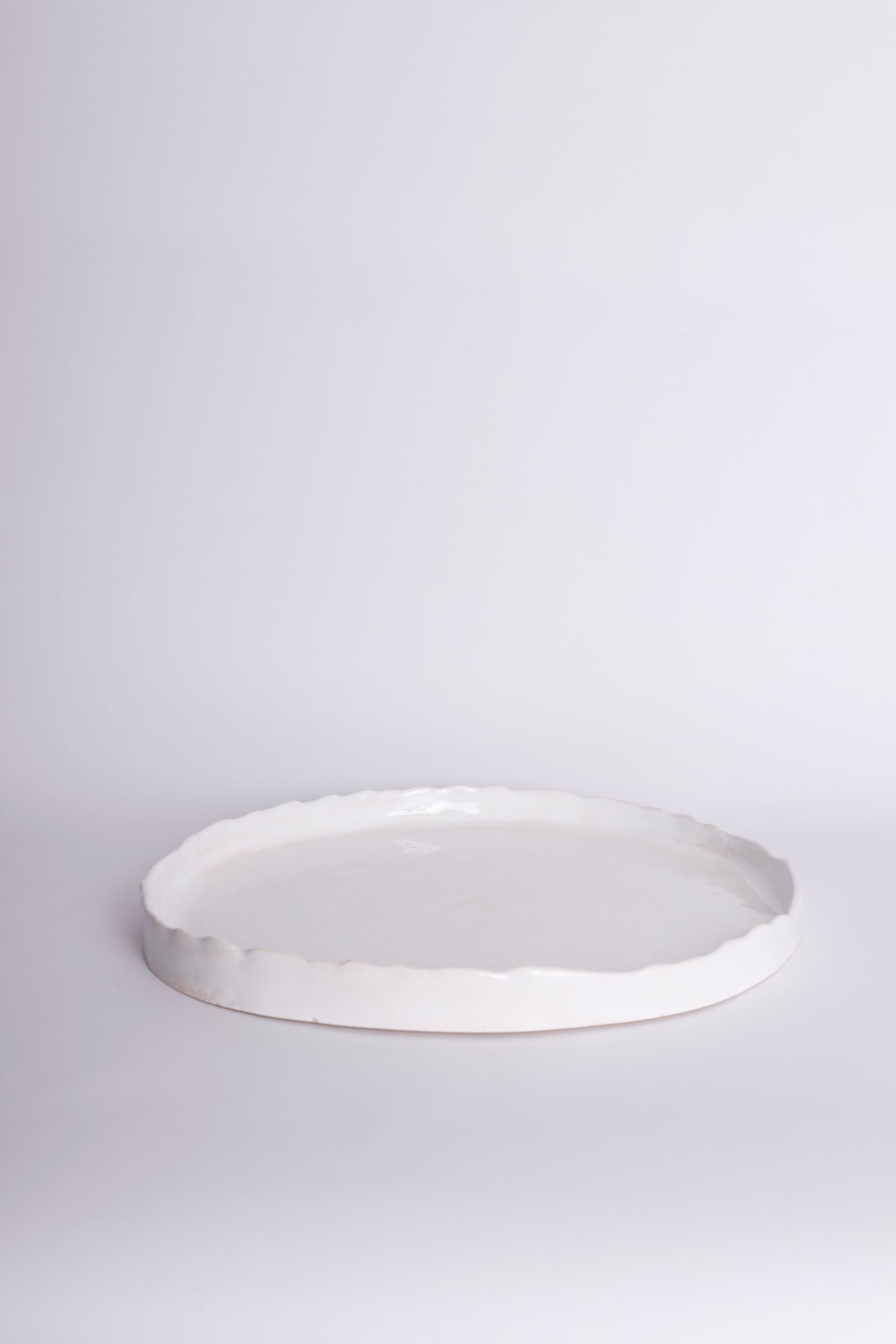 Round White Plates