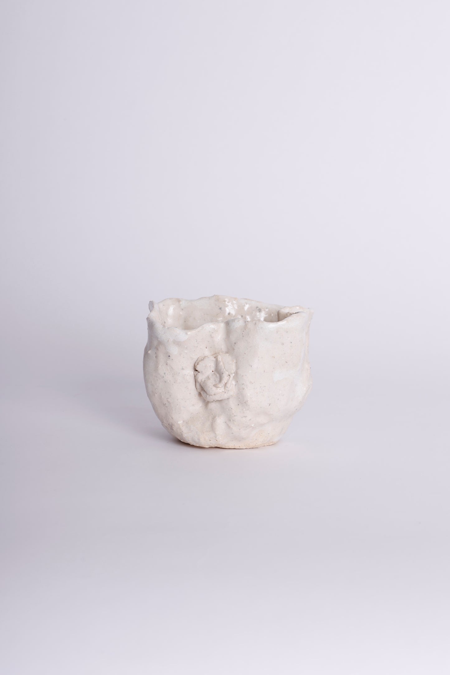 Set of White Matte Vases