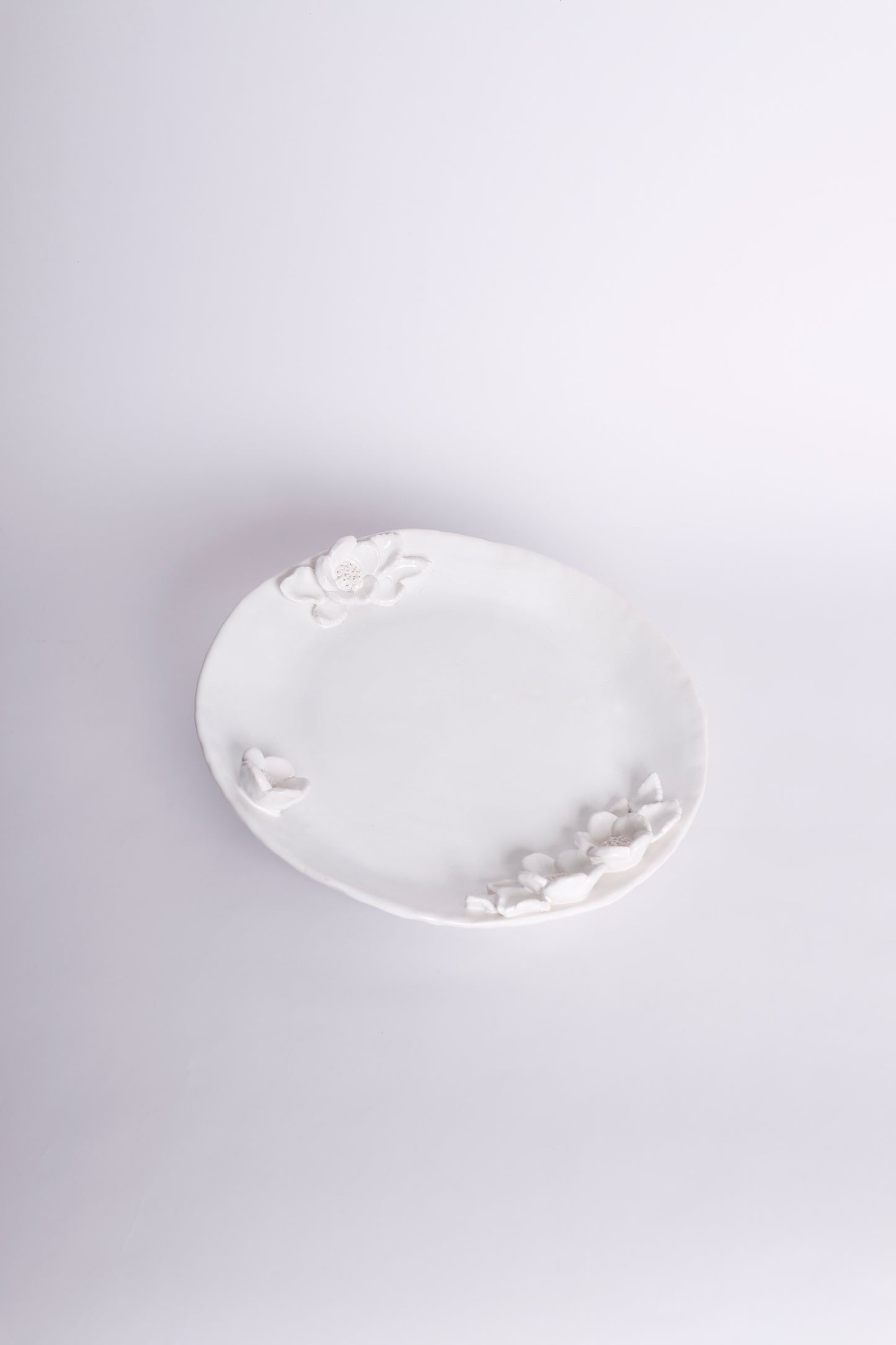 Platter with Flowers