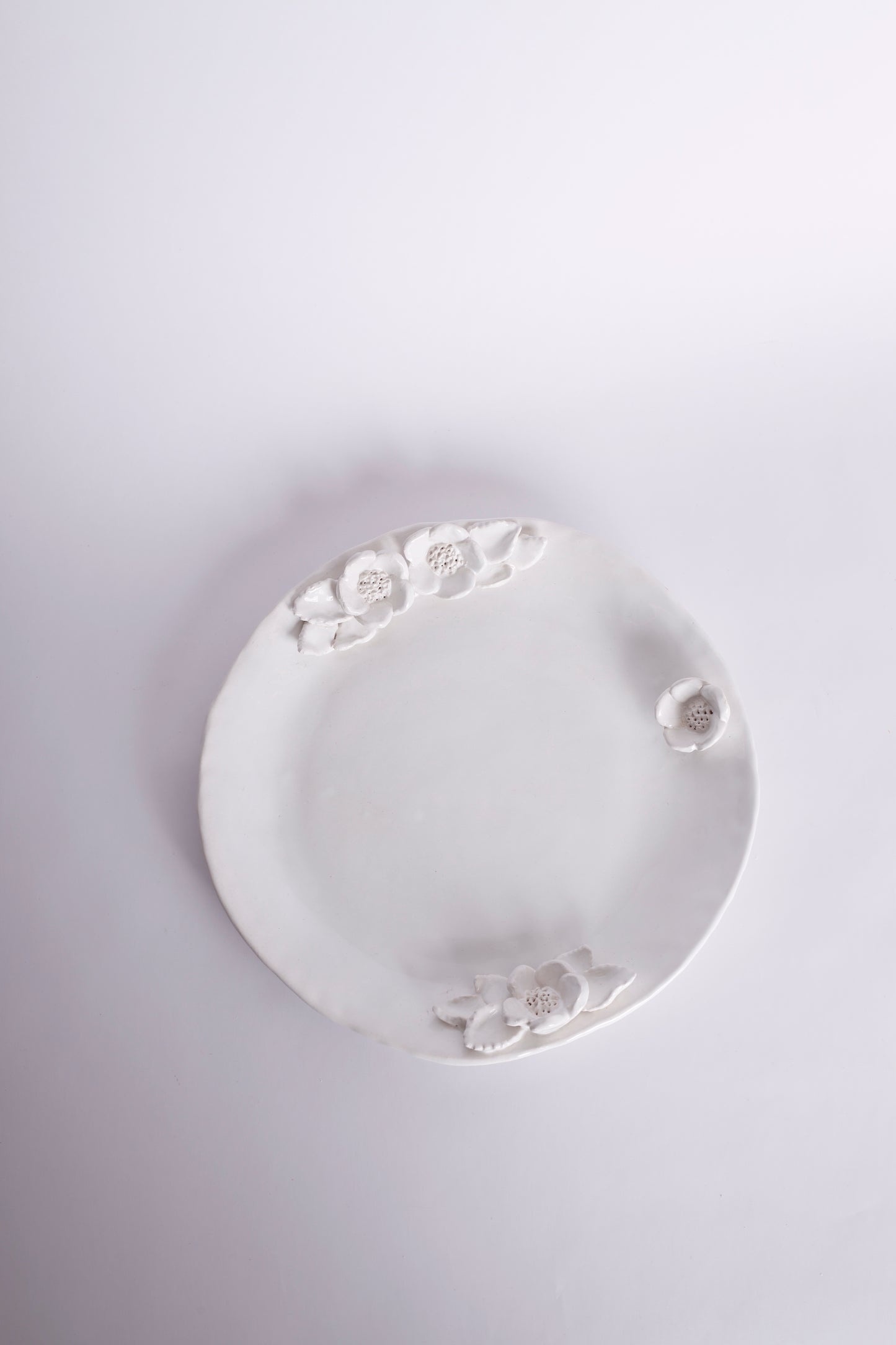Platter with Flowers