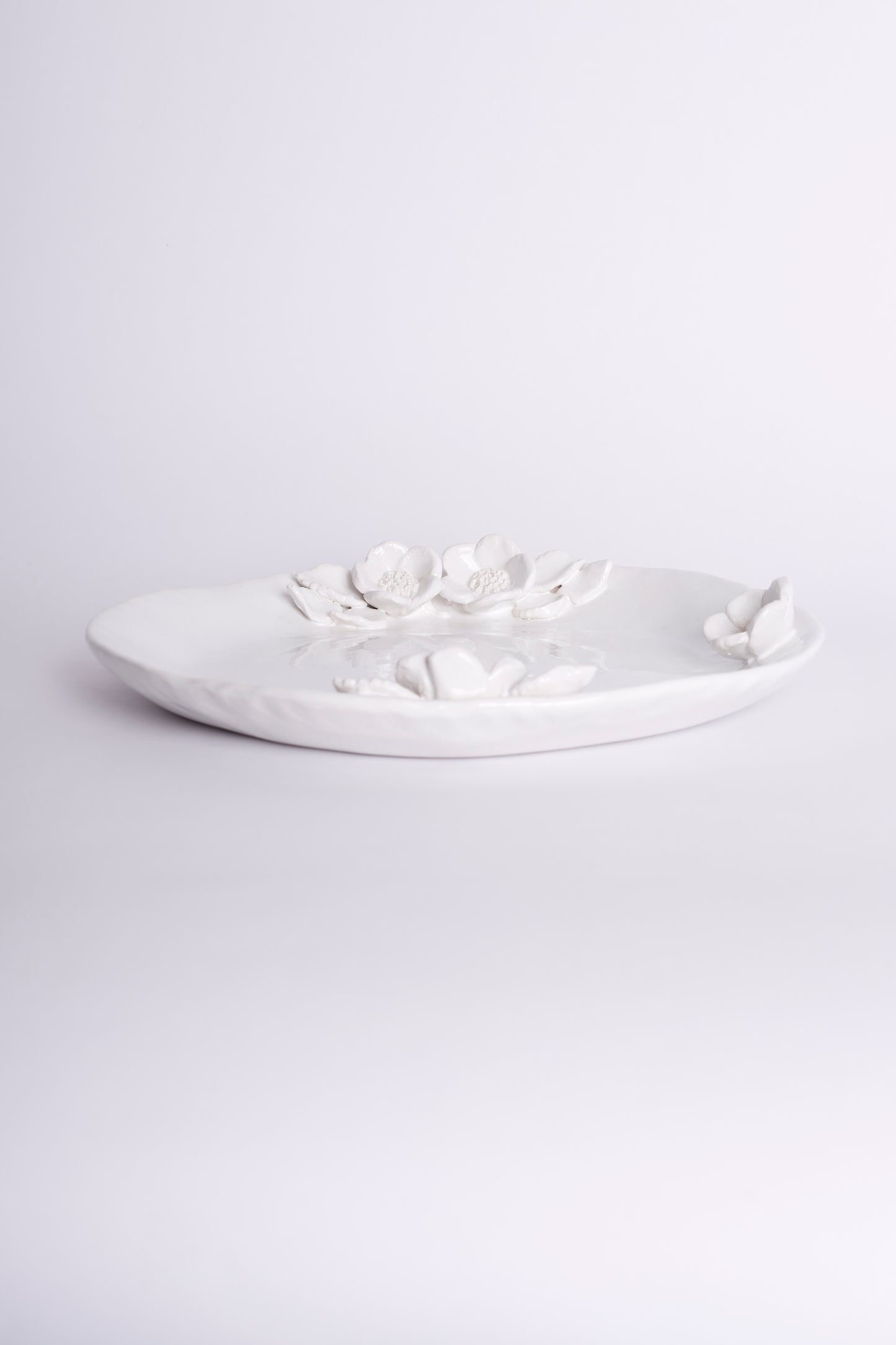 Platter with Flowers