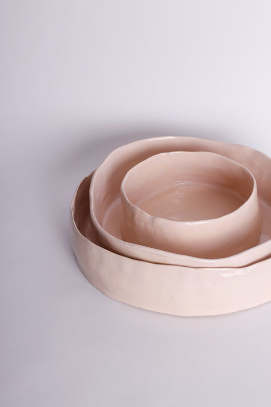 Light Pink Set of Platters
