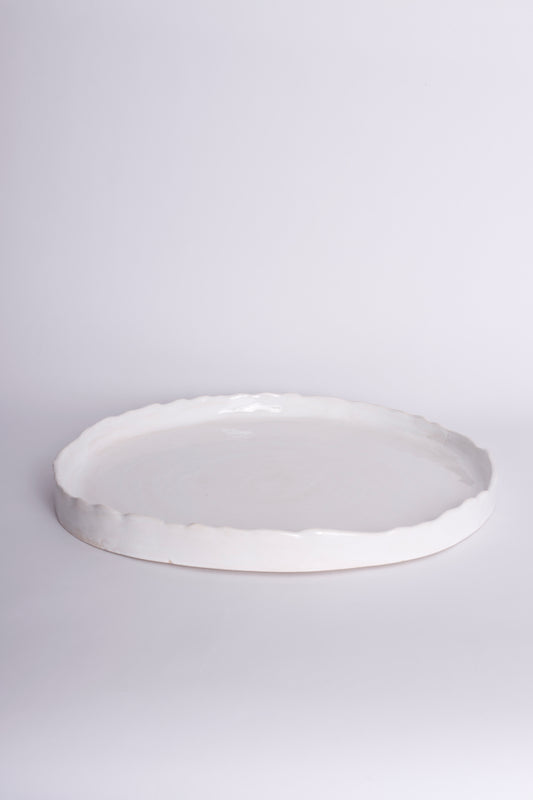 Round White Plates