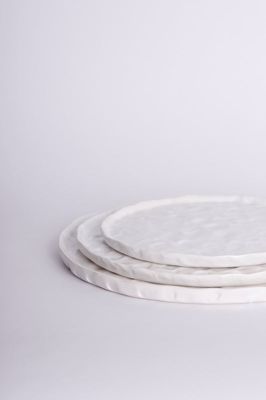 Textured Serving Plates