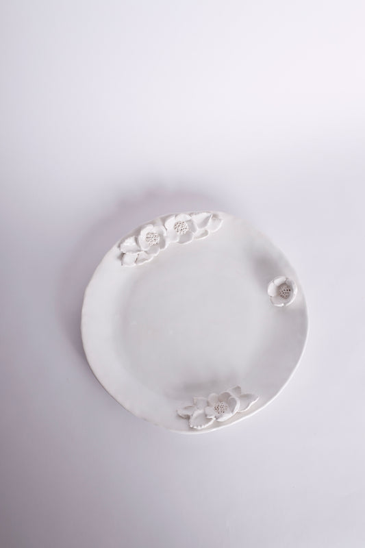 Platter with Flowers