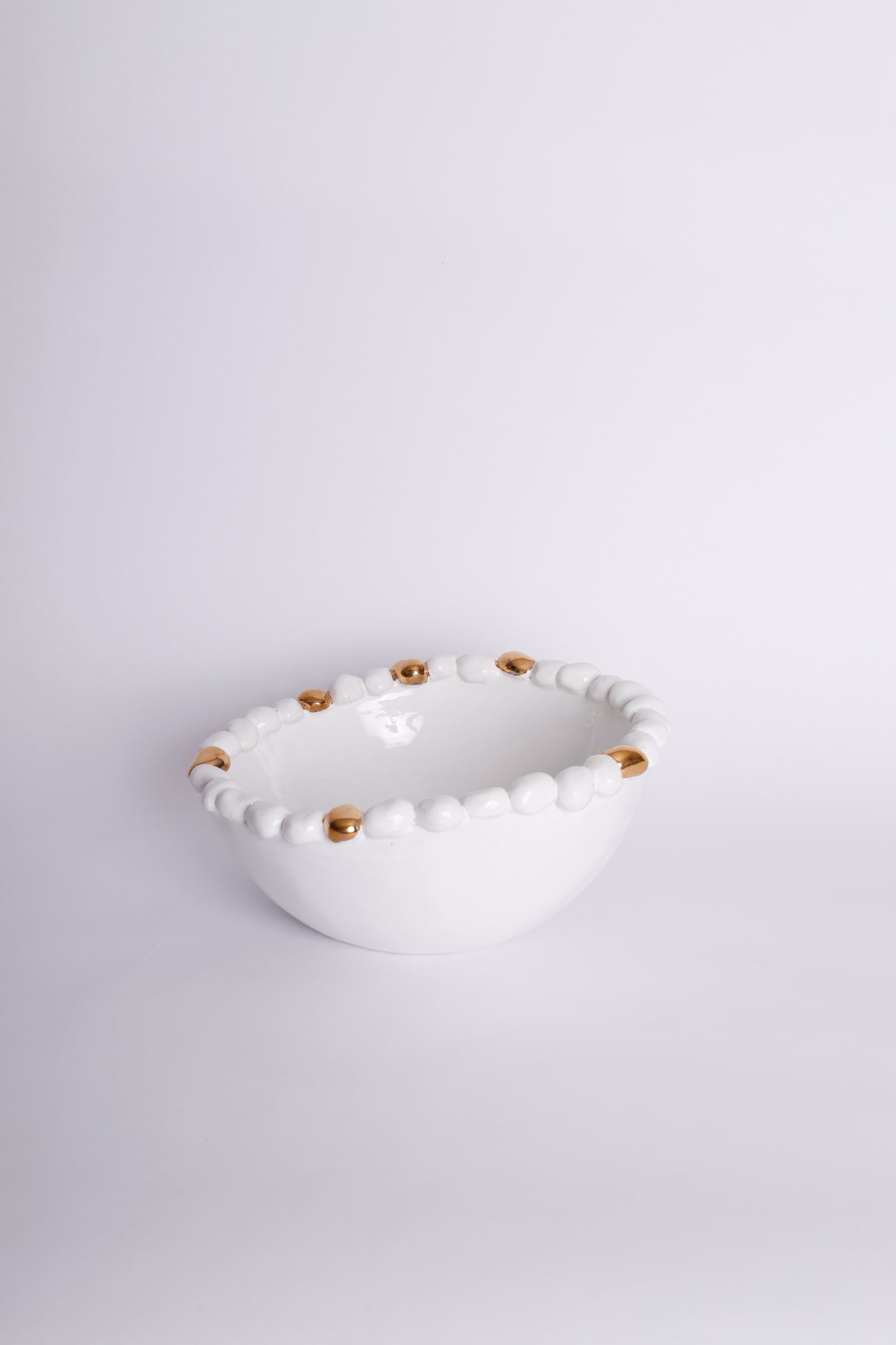 Bowl with Gold Stone