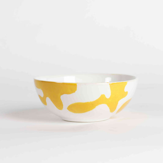 Bowl, Curious Hoops Yellow